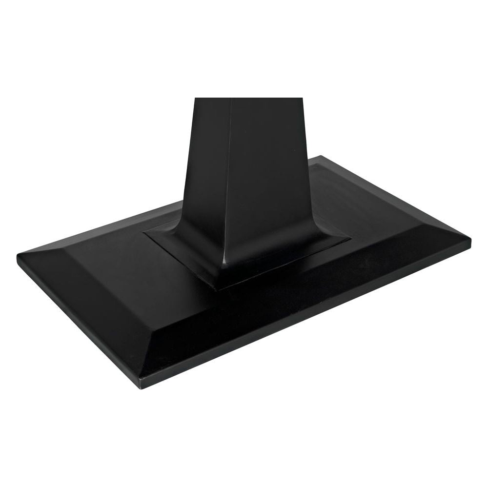 Amboss Dining Table, Black Iron by NOIR