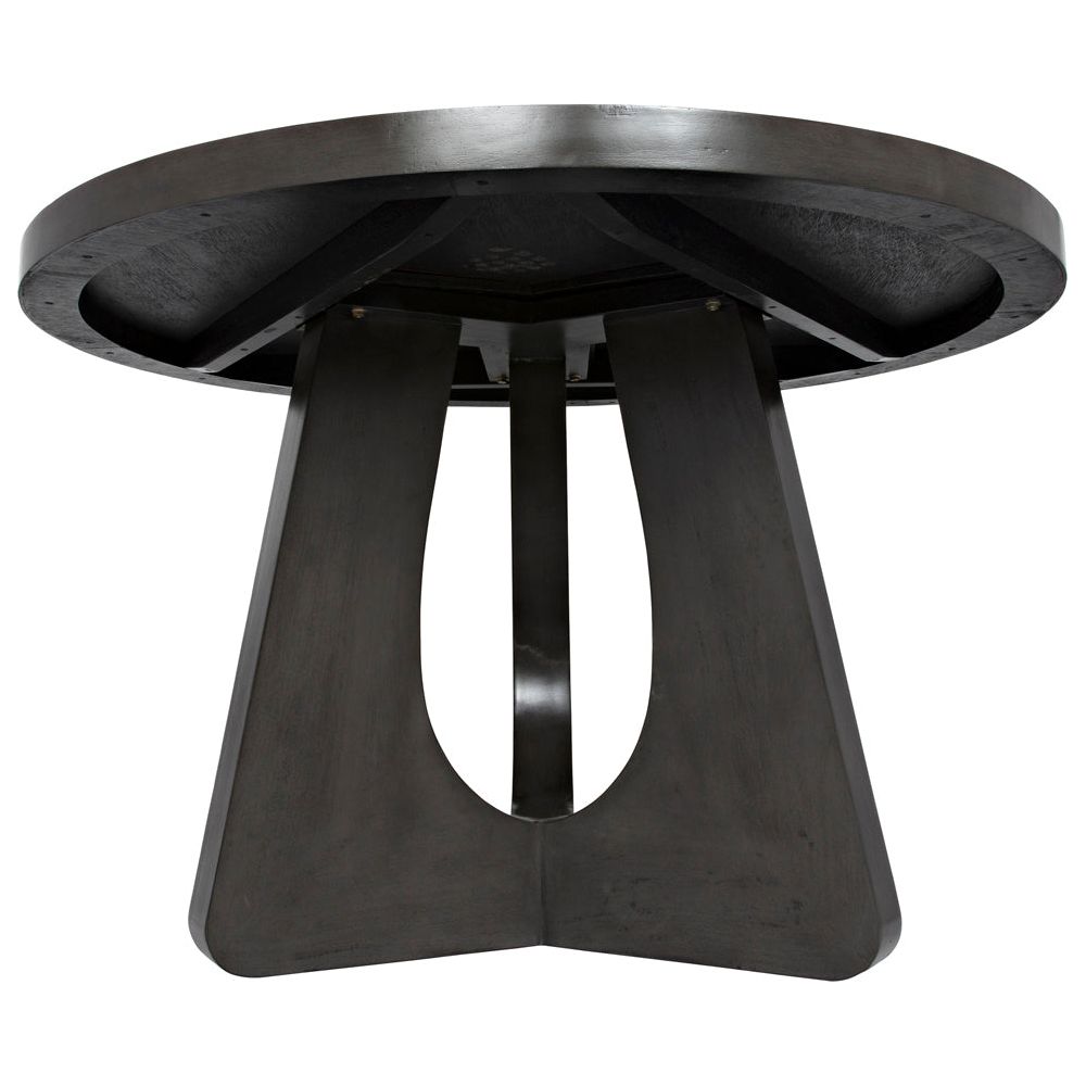 Nobuko Dining Table, 48" Diameter, Pale by NOIR