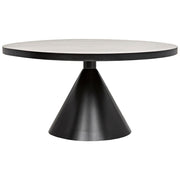 Cone Dining Table, Black Iron by NOIR