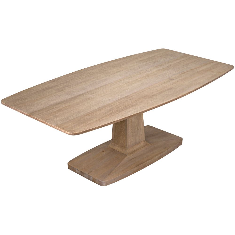 Travis Table, Washed Walnut by NOIR