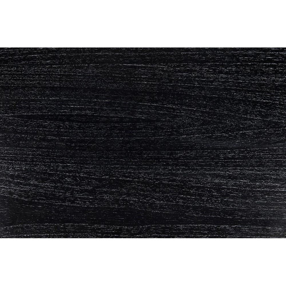 Brosche Dining Table, Hand Rubbed Black by NOIR
