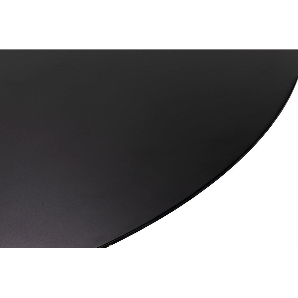 Vesuvius Dining Table, Black Iron by NOIR