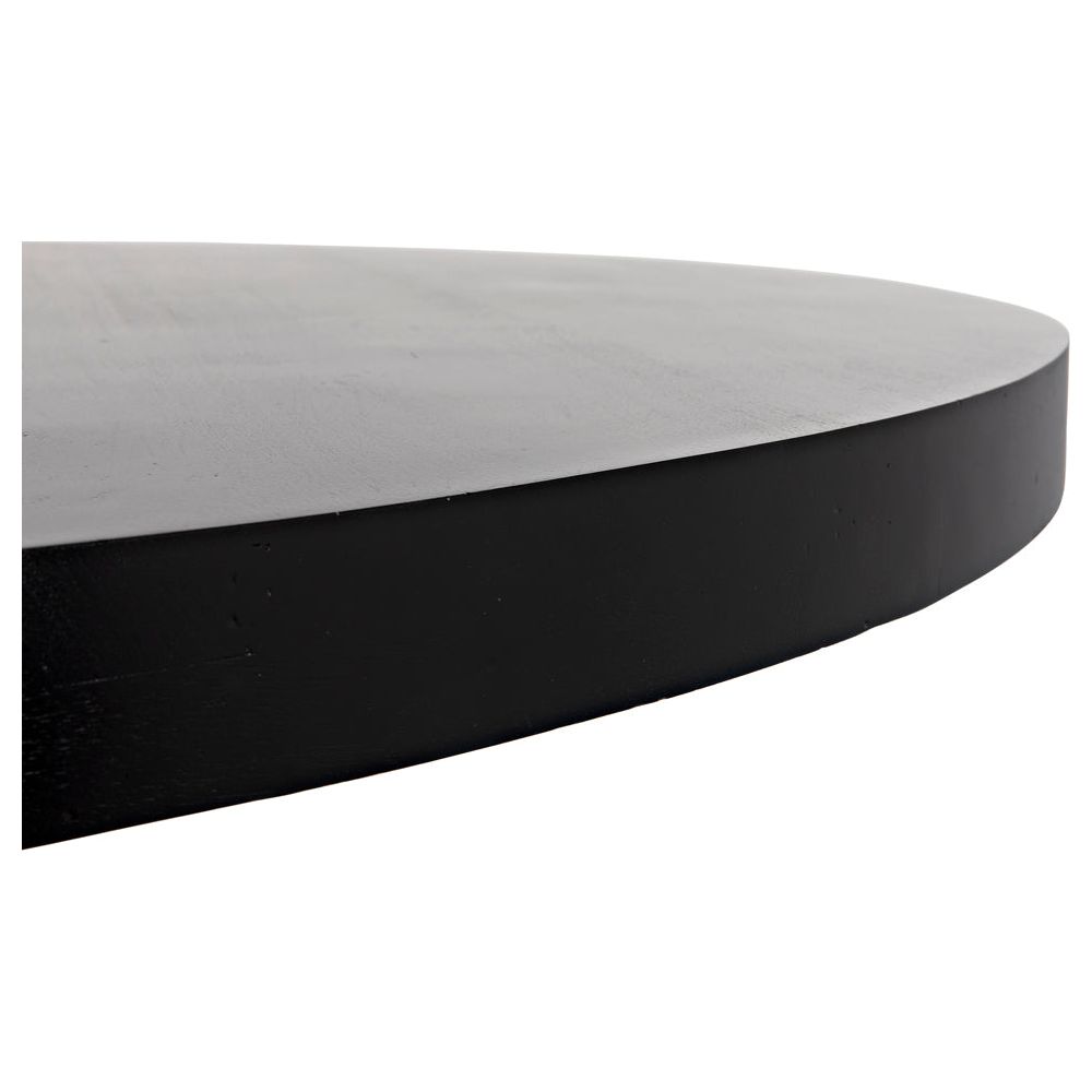 Hugo Dining Table, Hand Rubbed Black by NOIR