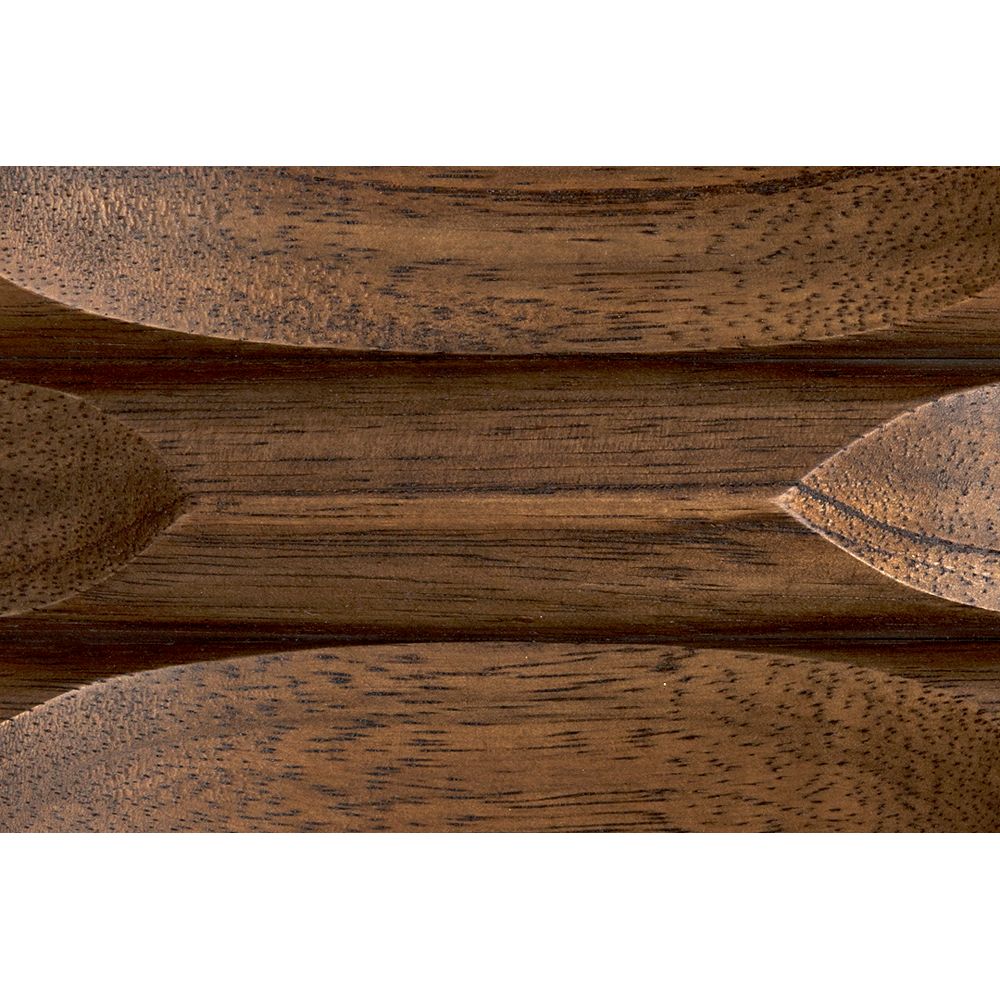 Journal Oval Dining Table, Dark Walnut with Black & Aged Brass Iron Base by NOIR