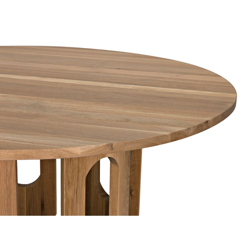 Kirill Table, White Oak by NOIR
