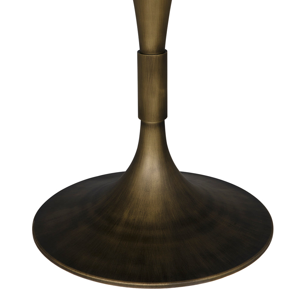 Jman Table 36", Aged Brass Finish by NOIR