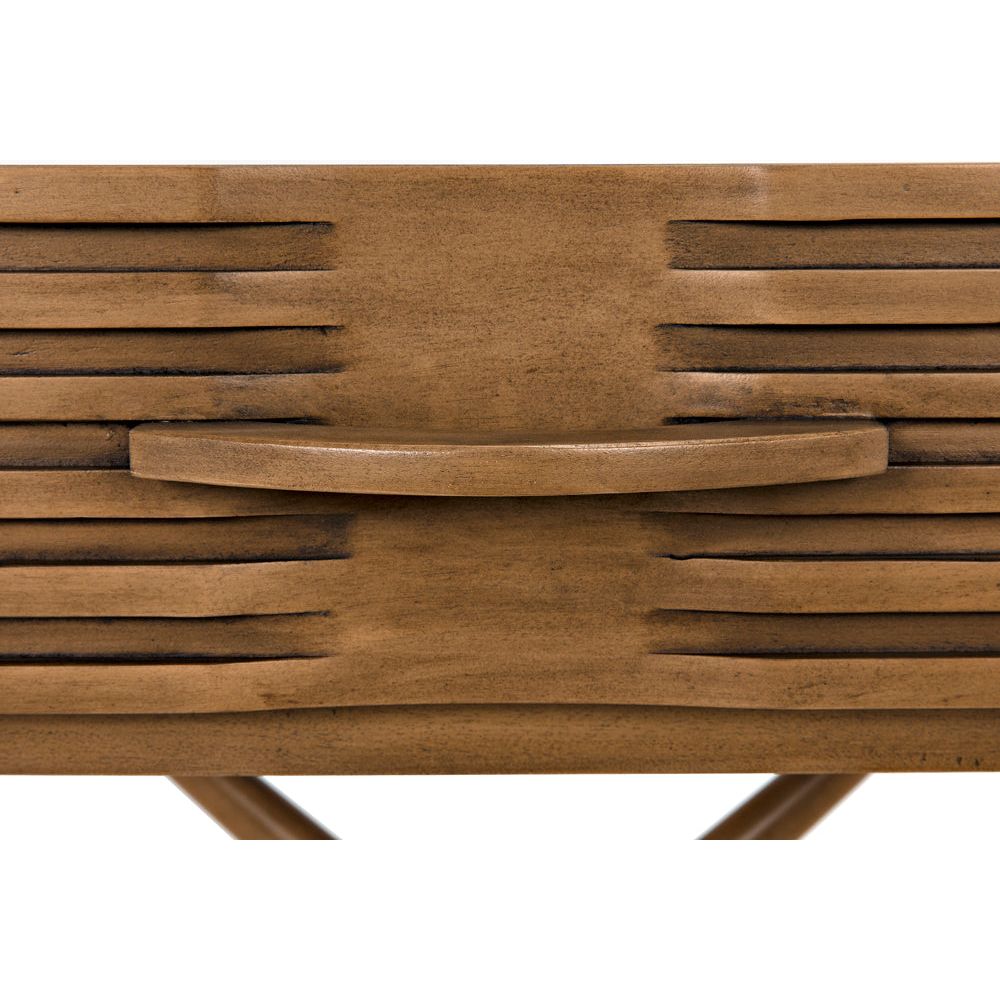 Zanta Side Table, Saddle Brown by NOIR