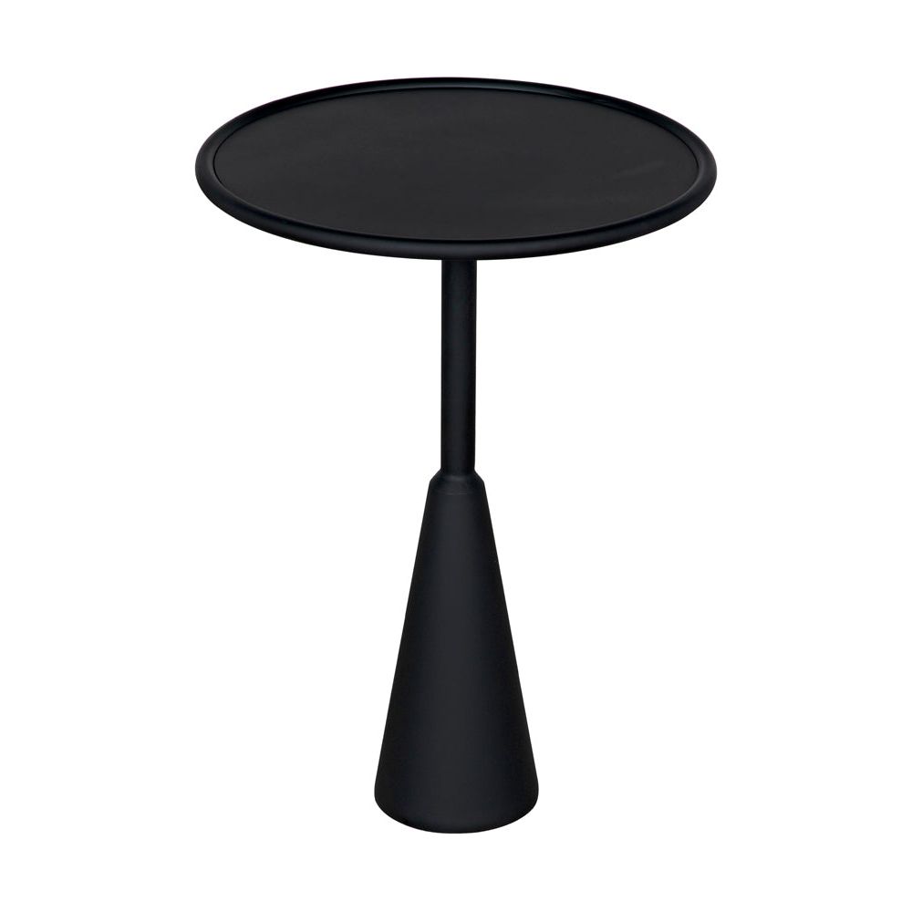 Hiro Side Table, Black Iron by NOIR
