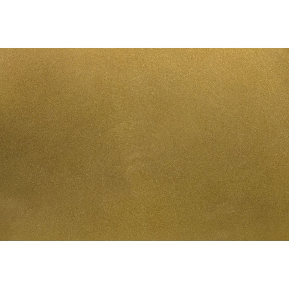 Hiro Short Side Table, Metal with Brass Finish by NOIR