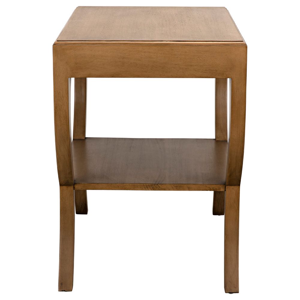 Maude Side Table, Saddle Brown by NOIR
