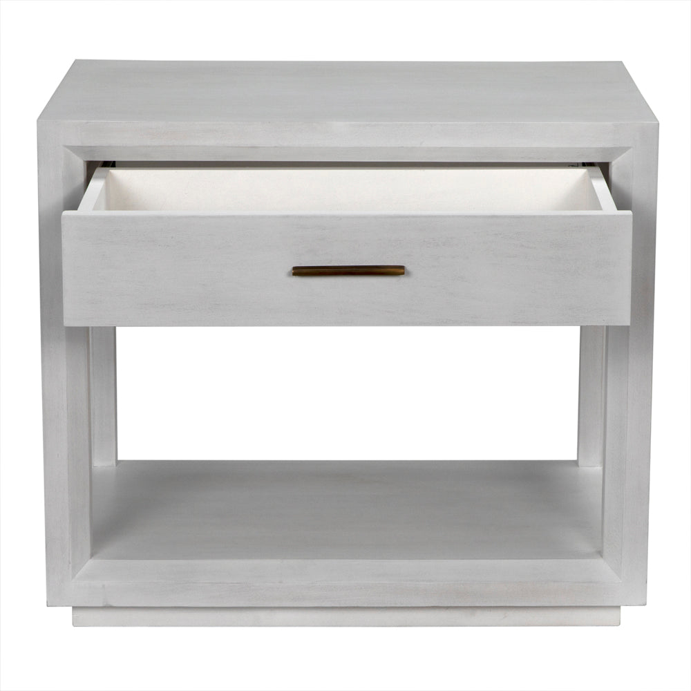 Antony Side Table, White Wash by NOIR