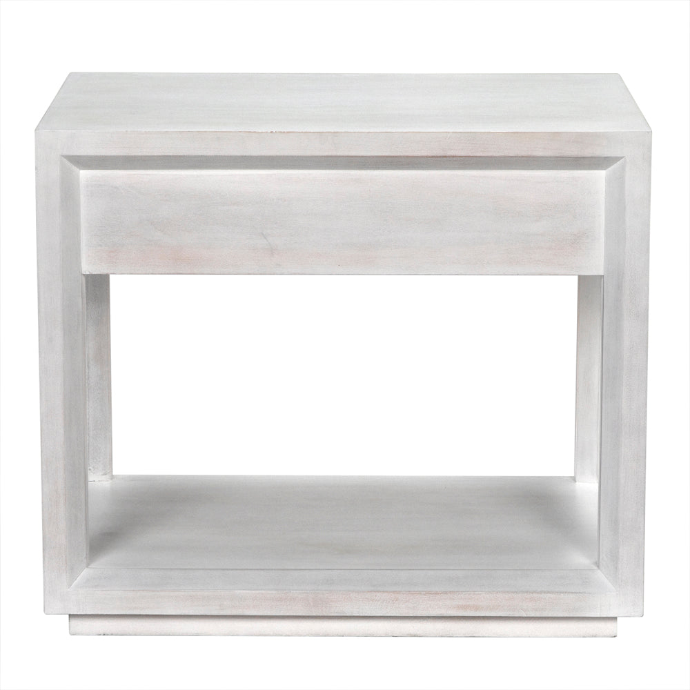 Antony Side Table, White Wash by NOIR