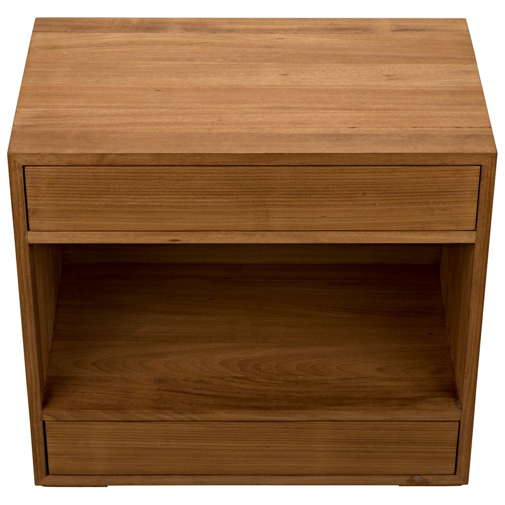 SL05 Side Table, Gold Teak by NOIR