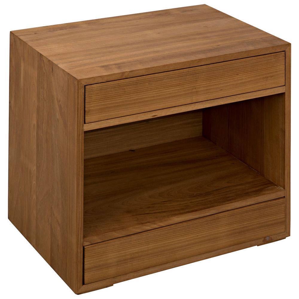 SL05 Side Table, Gold Teak by NOIR