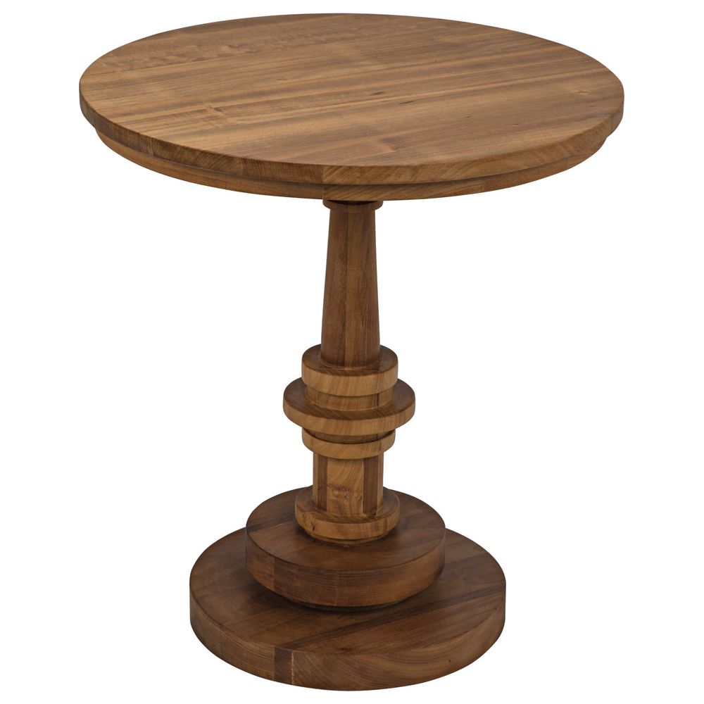 Comodo Side Table, Gold Teak by NOIR