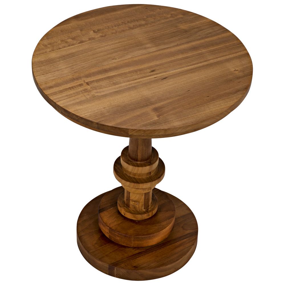 Comodo Side Table, Gold Teak by NOIR
