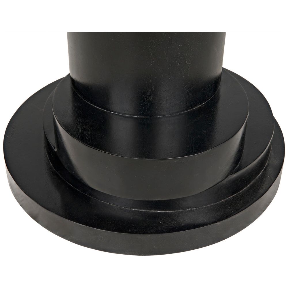 Hugo Side Table, Hand Rubbed Black by NOIR