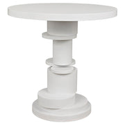Hugo Side Table, Solid White by NOIR