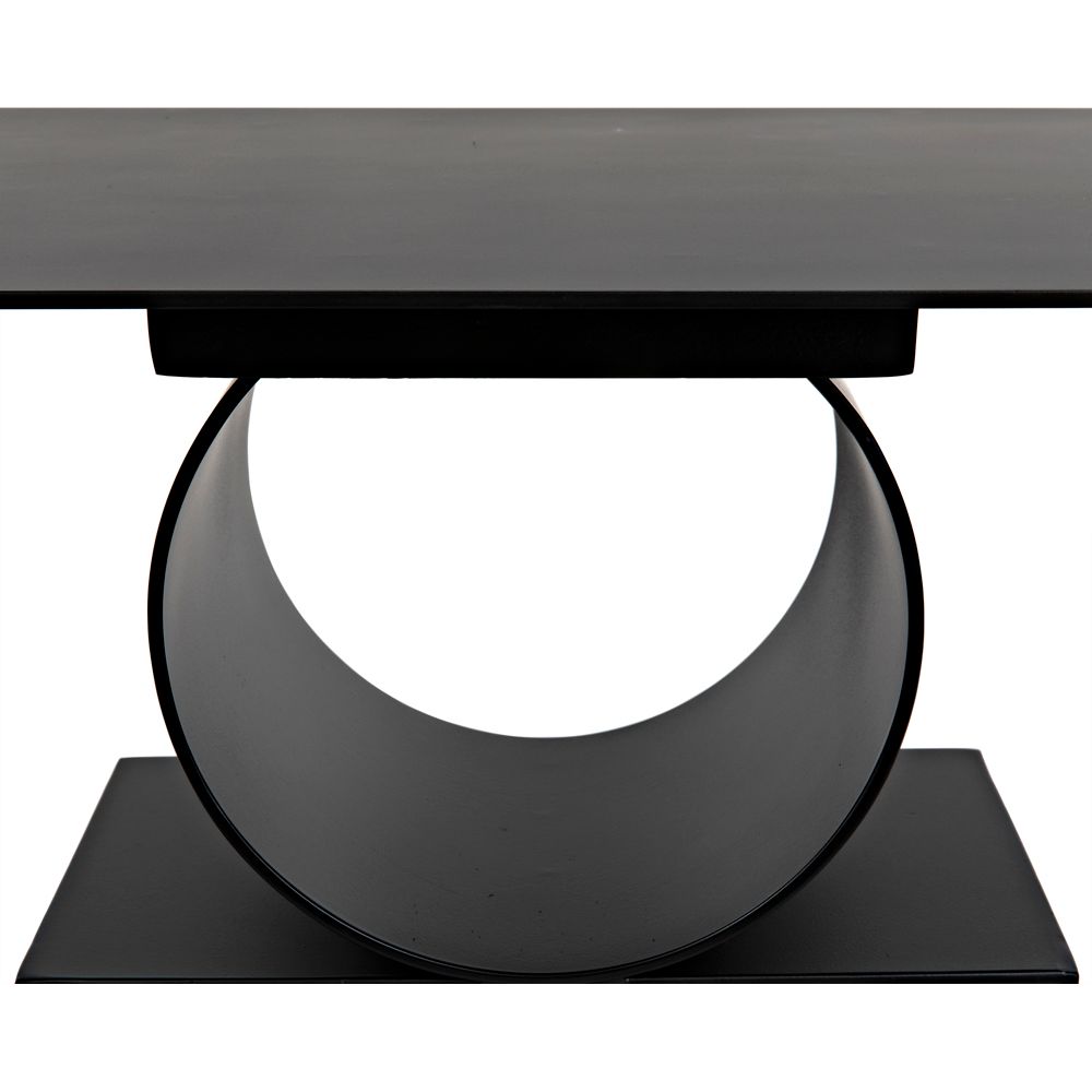 Shape Side Table, Black Iron by NOIR