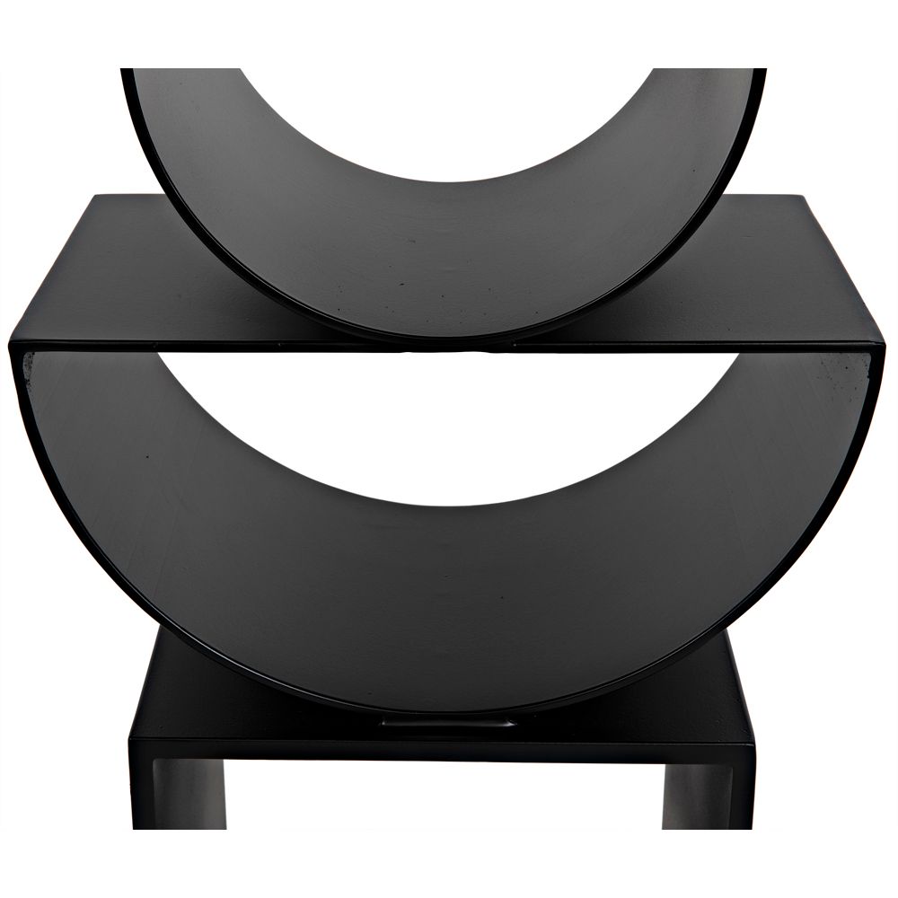 Shape Side Table, Black Iron by NOIR