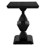 Majesty Side Table, Hand Rubbed Black by NOIR