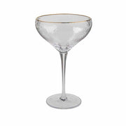 Giselle Coupe Champagne Glass – Clear by Ivory & Olive