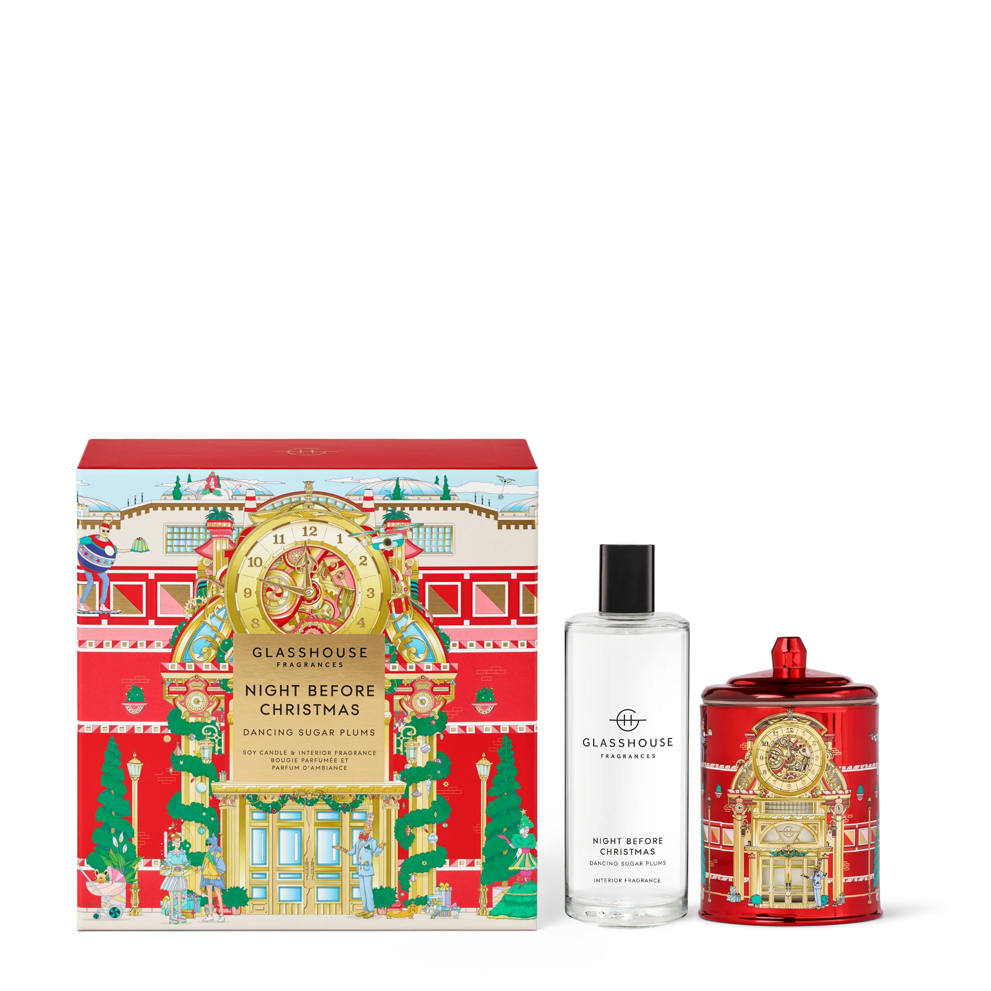 Glasshouse Fragrances Night Before Christmas Dancing Sugar Plums Gift Set by Glasshouse Fragrances