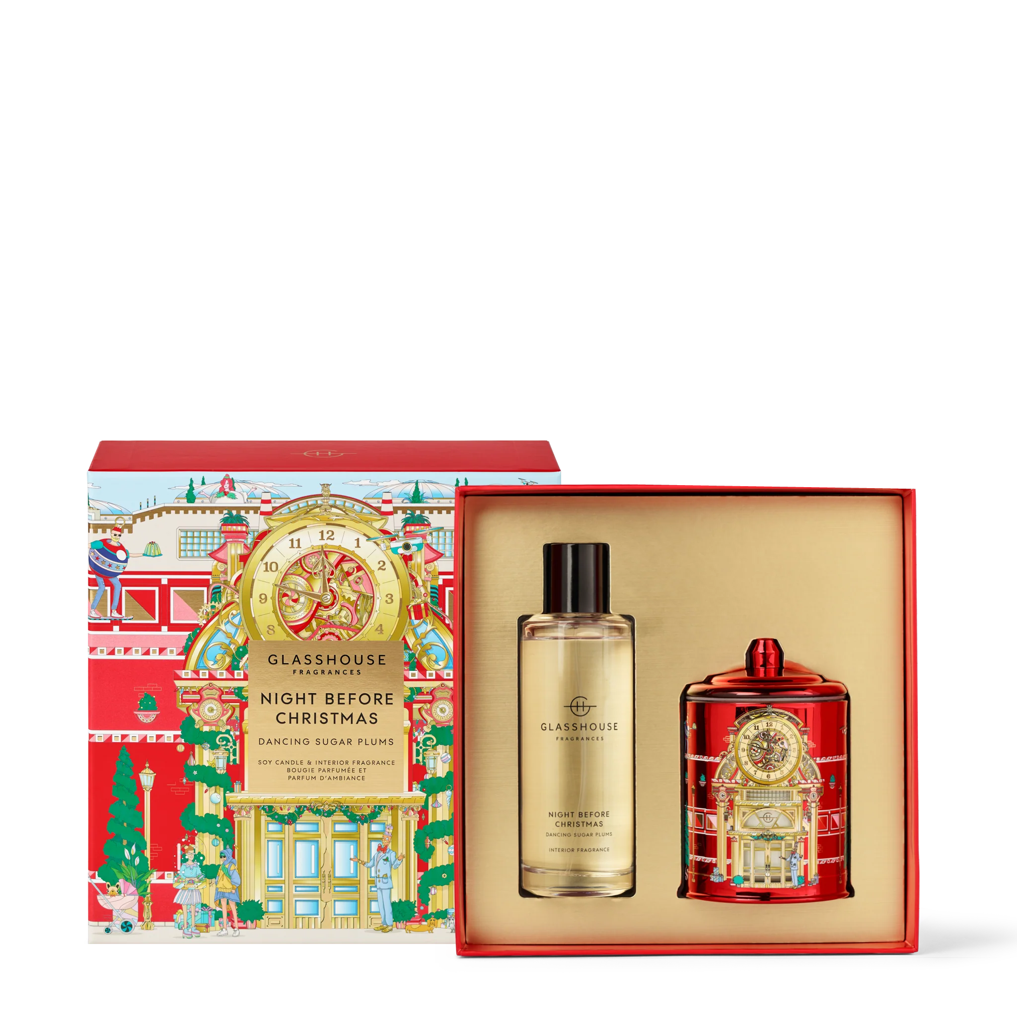 Glasshouse Fragrances Night Before Christmas Dancing Sugar Plums Gift Set by Glasshouse Fragrances