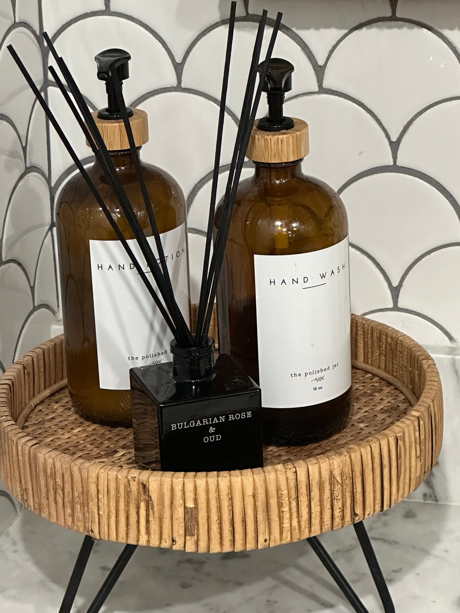 Cereria Molla Bulgarian Rose & Oud Black Reed Diffuser 3.4 fl oz by Cereria Molla