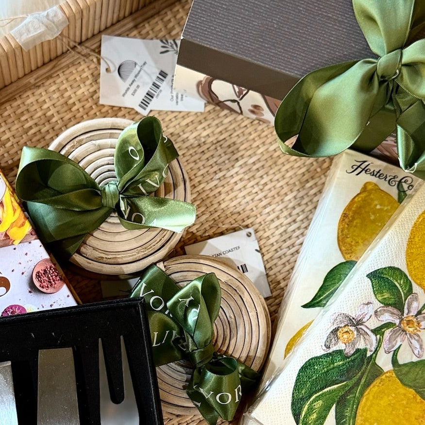 Cane Rattan Coasters – Set of 4 by Napa Home & Garden