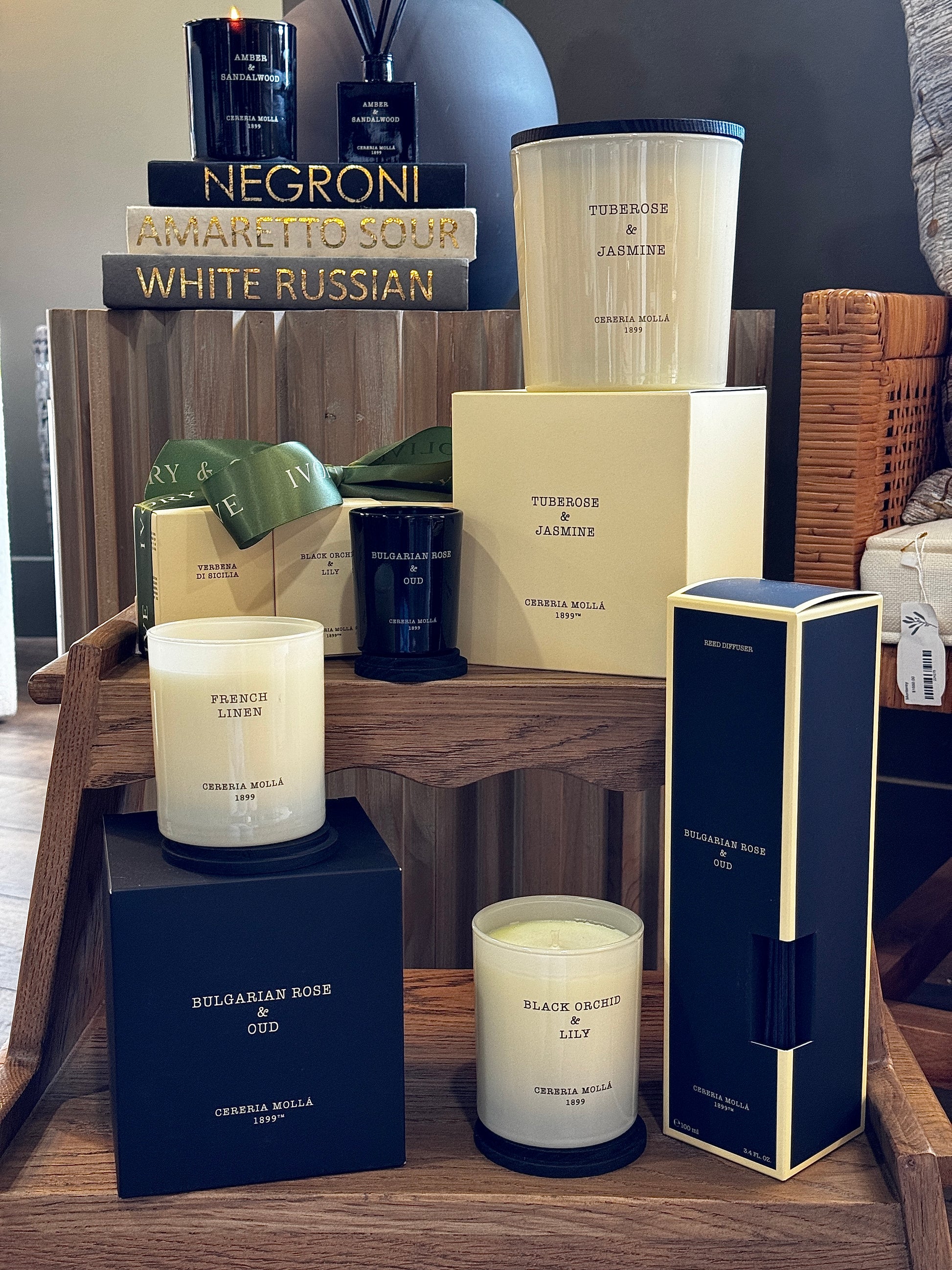 Cereria Molla Tuberose & Jasmine Candle 8 oz by Cereria Molla