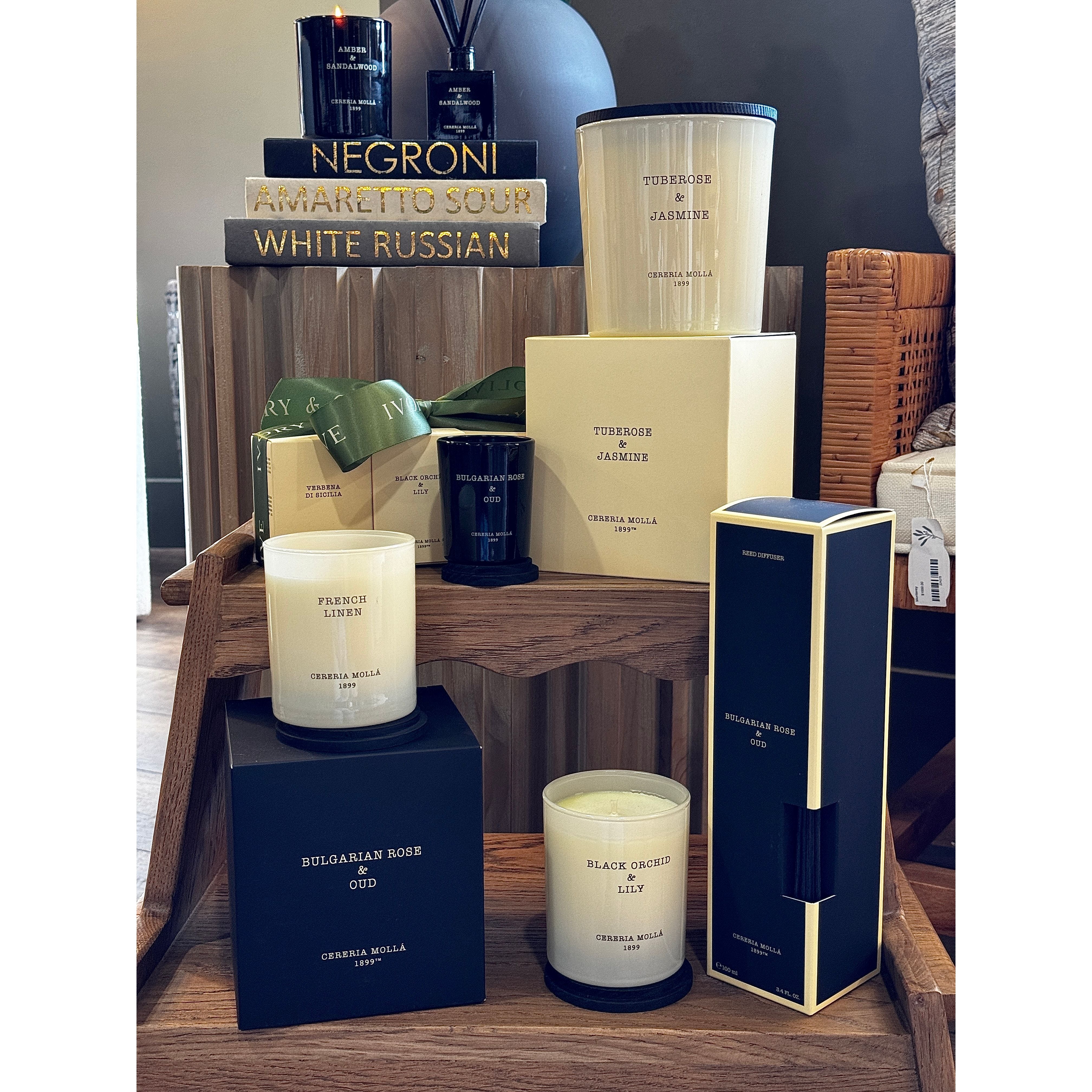 8oz. candle Tuberose & Jasmine Candle by Cereria Molla