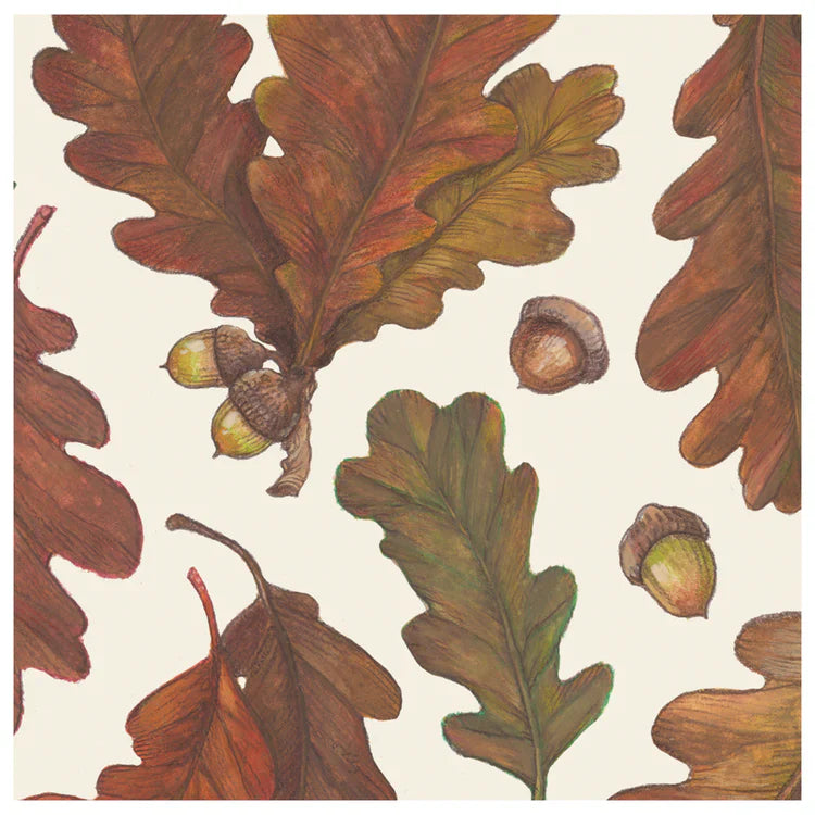 Autumn Leaves Cocktail Napkin - Pack of 20 by Hester & Cook