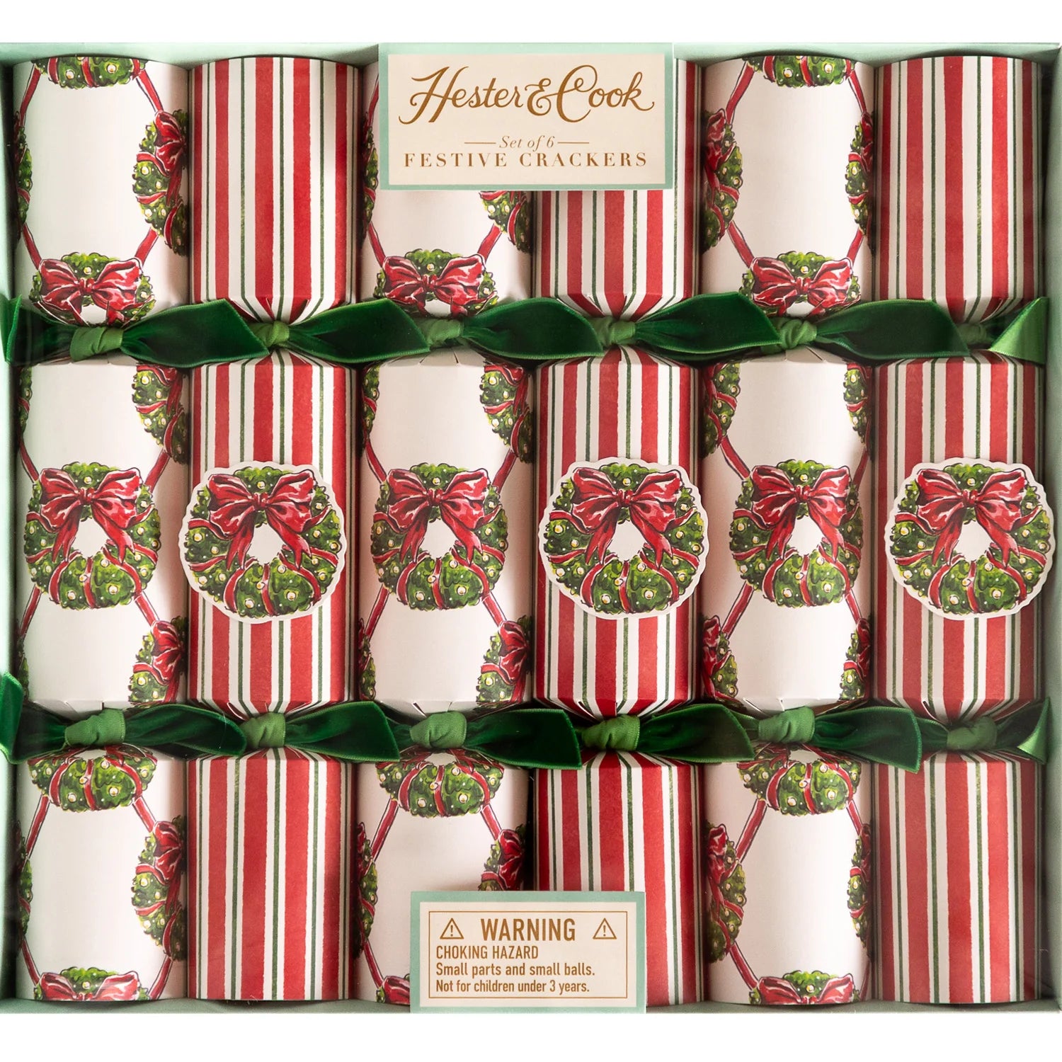 Holiday Wreath Crackers by Hester & Cook