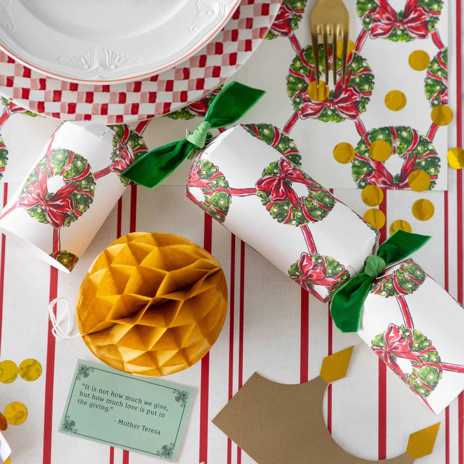 Holiday Wreath Crackers by Hester & Cook