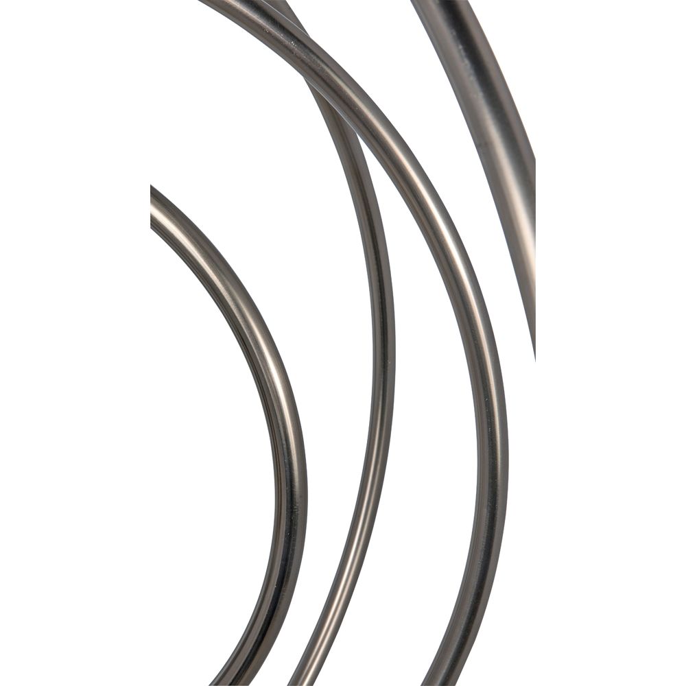 Brooks Pendant, Metal with Antique Silver Finish by NOIR