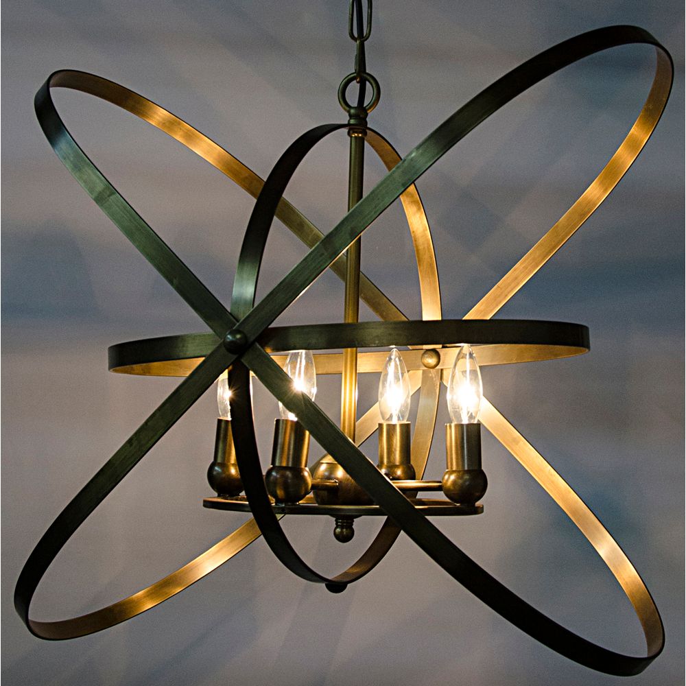 Sassari Pendant, Metal with Brass Finish by NOIR