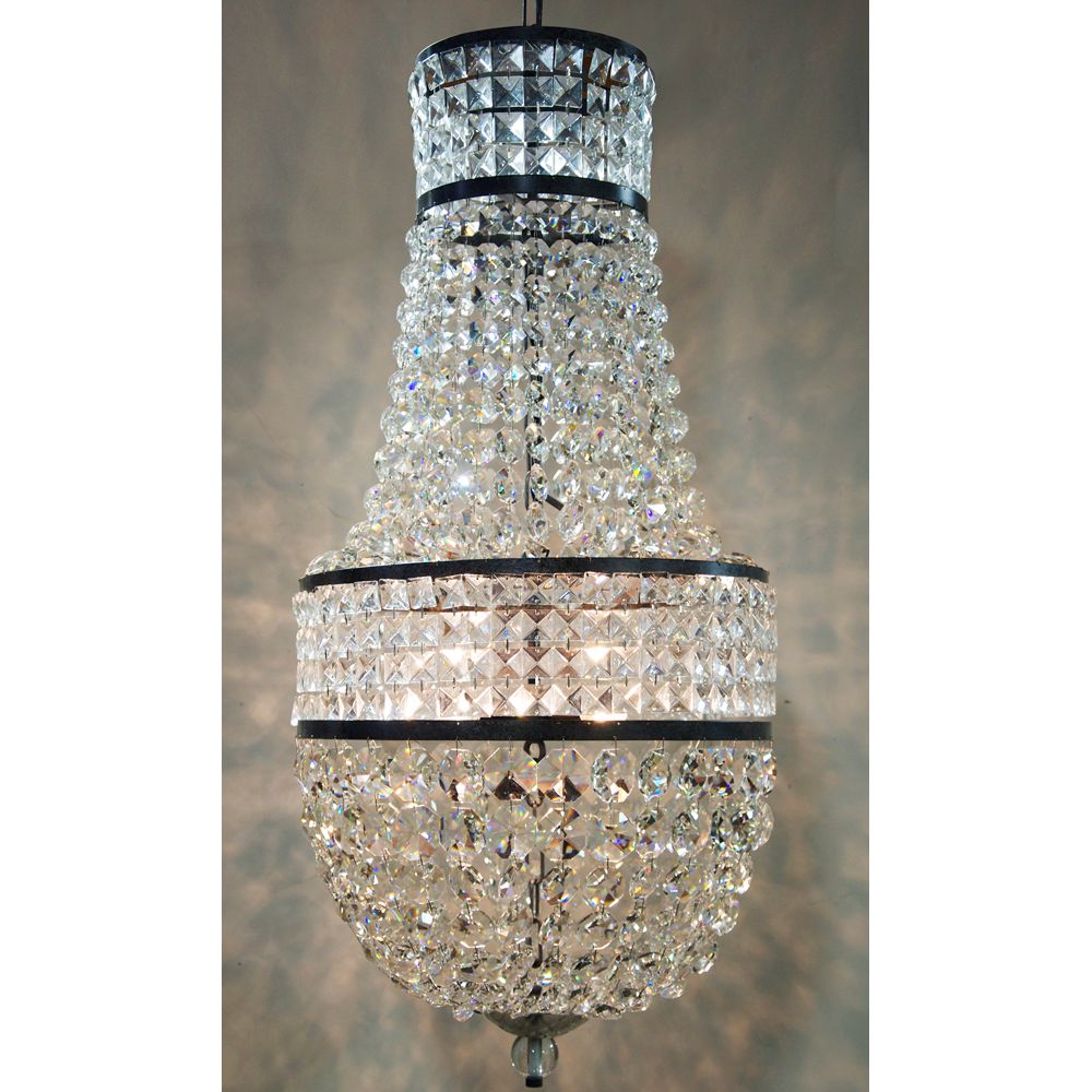 Anna Chandelier, Black Iron by NOIR