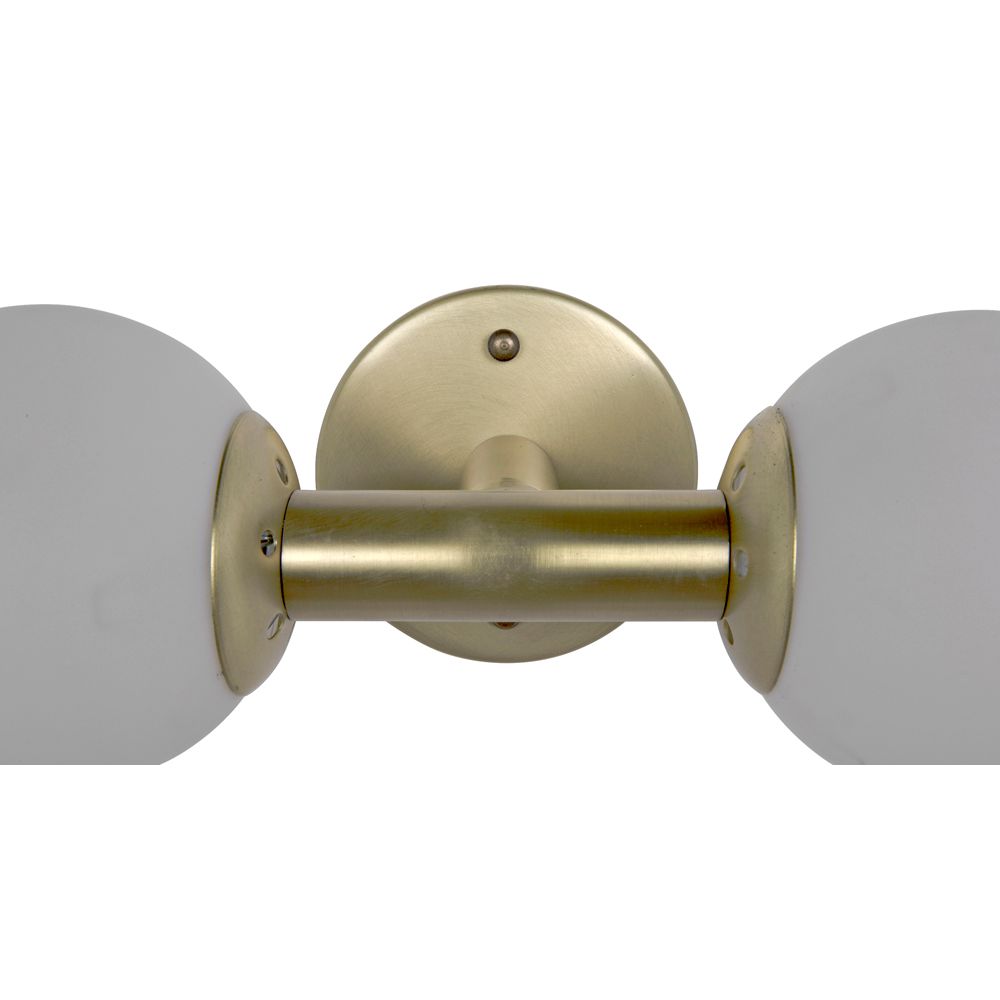 Antiope Sconce, Antique Brass and Glass by NOIR