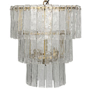 Bruna Chandelier, Small, Metal with Brass Finish by NOIR