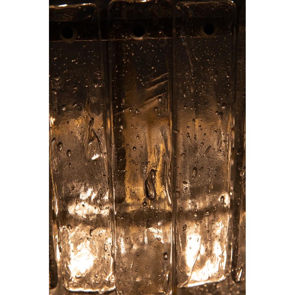 Bruna Chandelier, Small, Metal with Brass Finish by NOIR