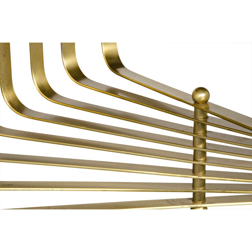 Dimaclema Chandelier, Small, Metal with Brass Finish by NOIR