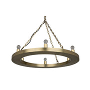 Ciro Chandelier, Metal with Brass Finish by NOIR