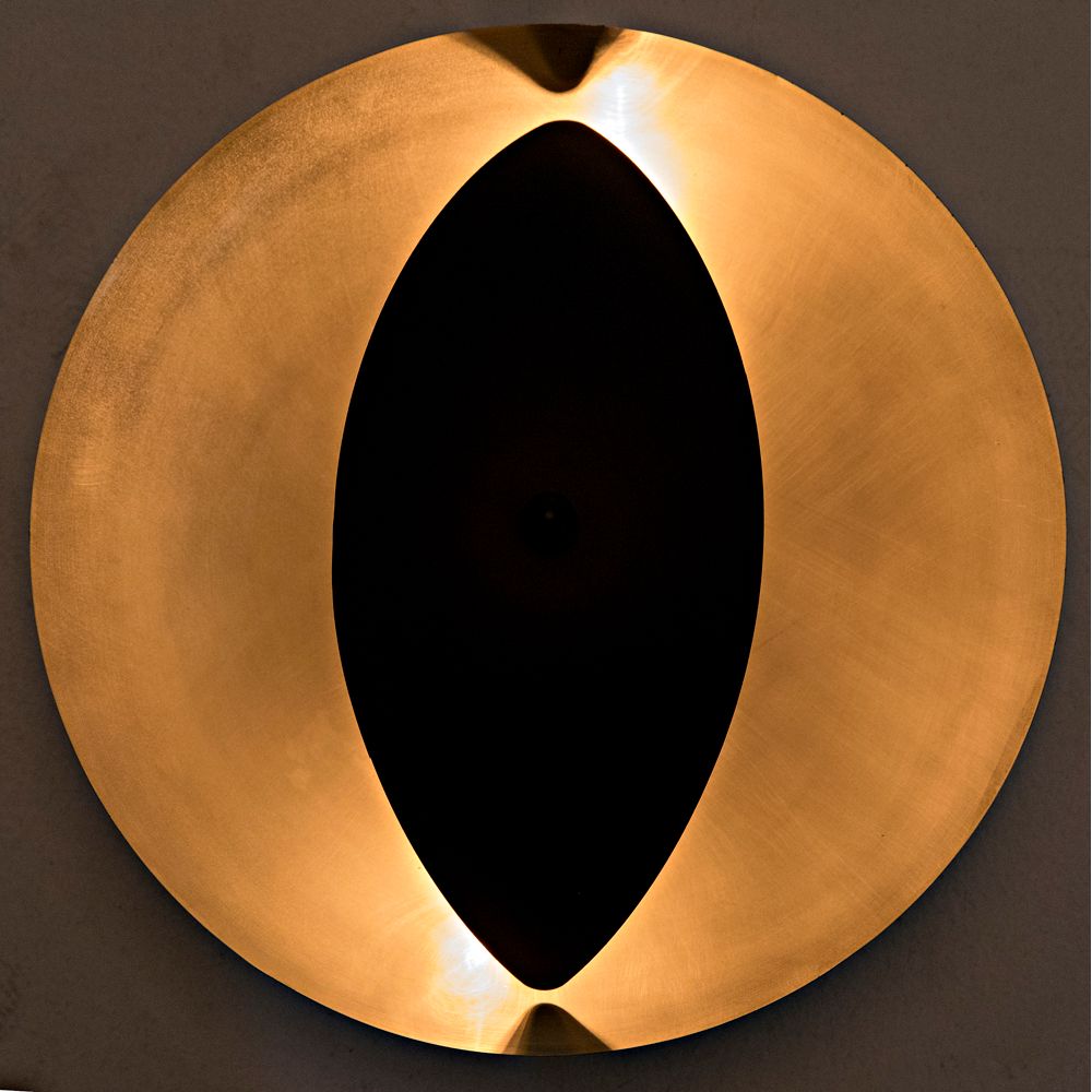 Bengal Sconce, Iron with Brass Finish by NOIR