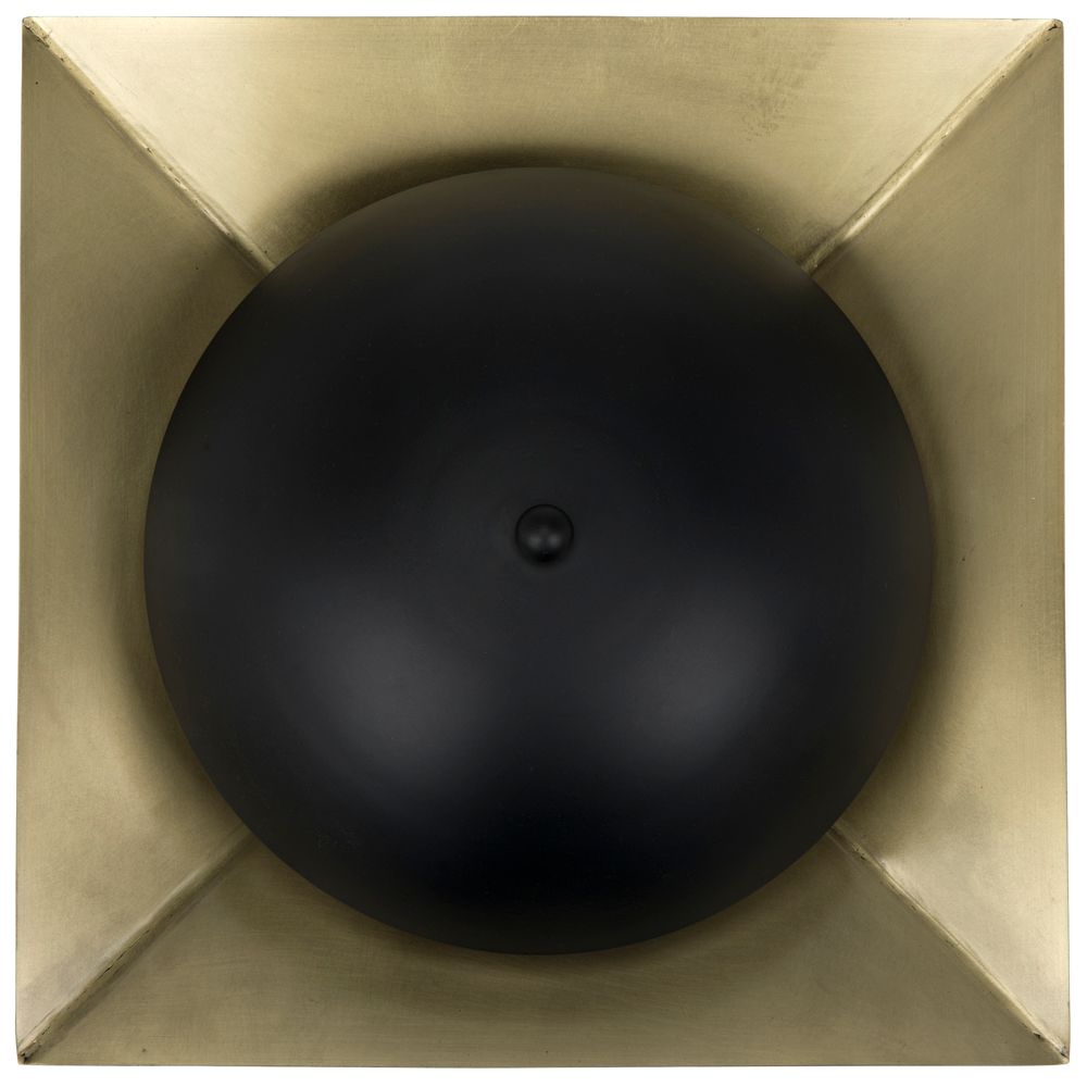 Agila Sconce, Iron with Brass Finish by NOIR