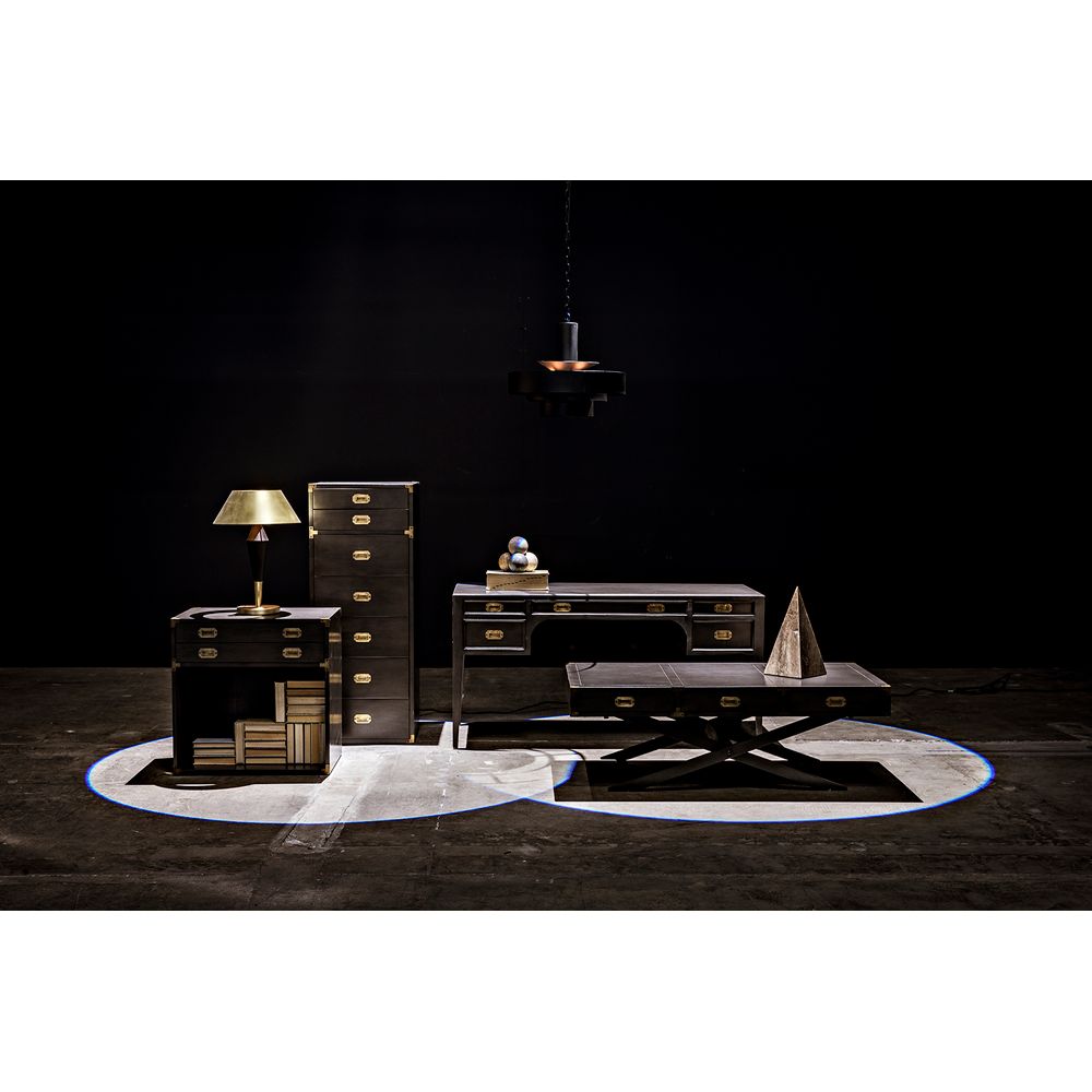 Parlor Pendant, Black Iron by NOIR