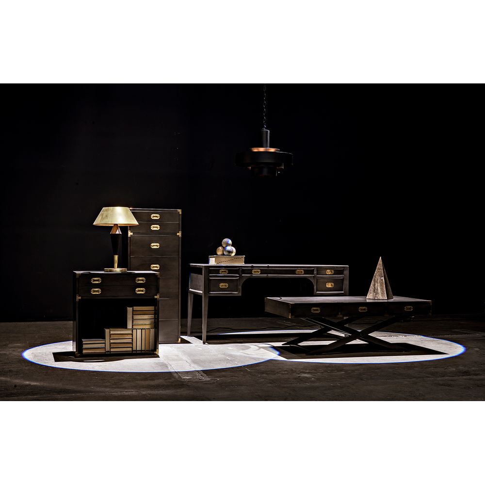 Parlor Pendant, Black Iron by NOIR