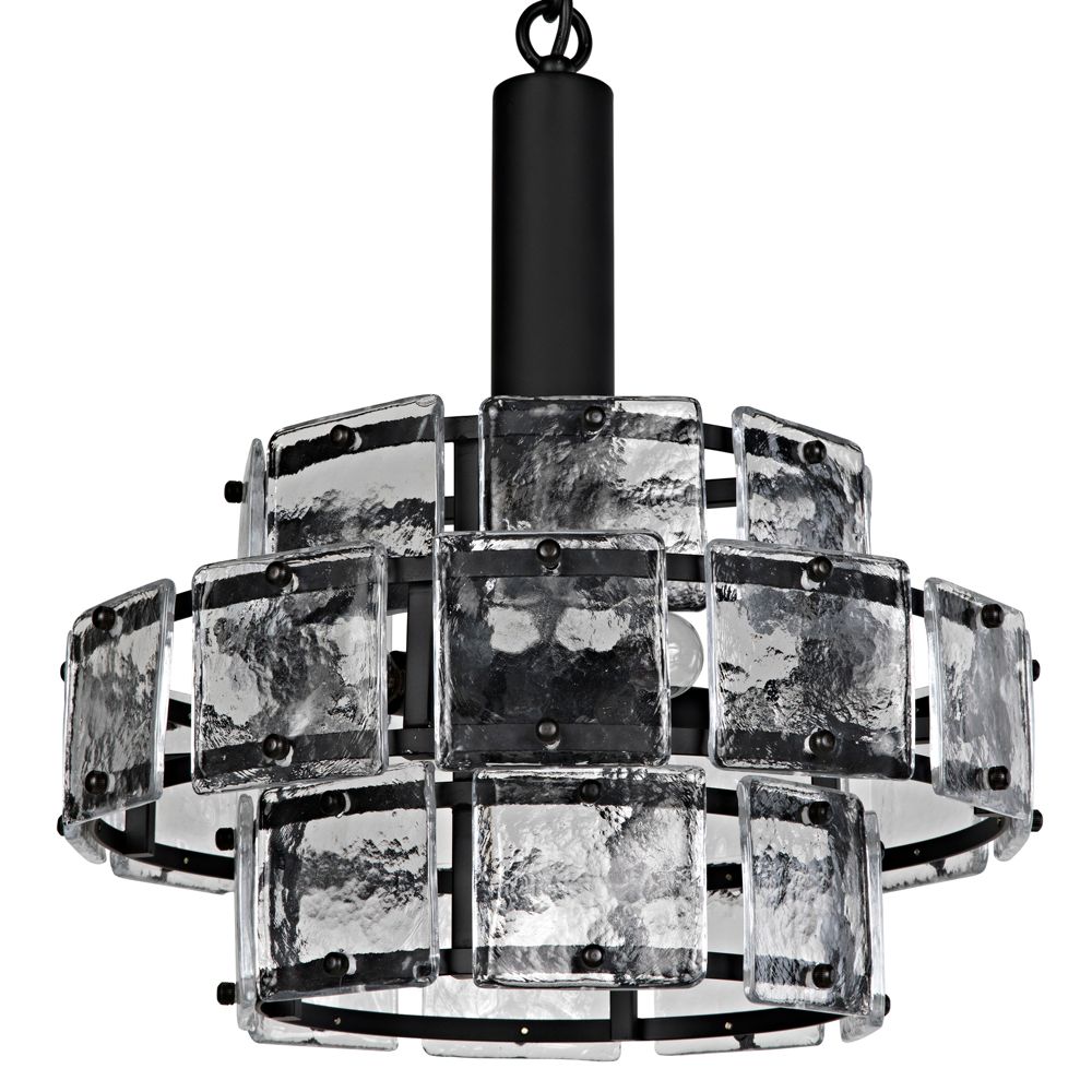 Bergdorf Pendant, Black Iron by NOIR