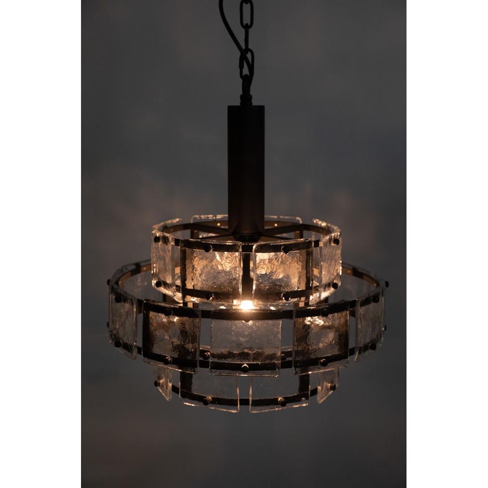 Bergdorf Pendant, Black Iron by NOIR