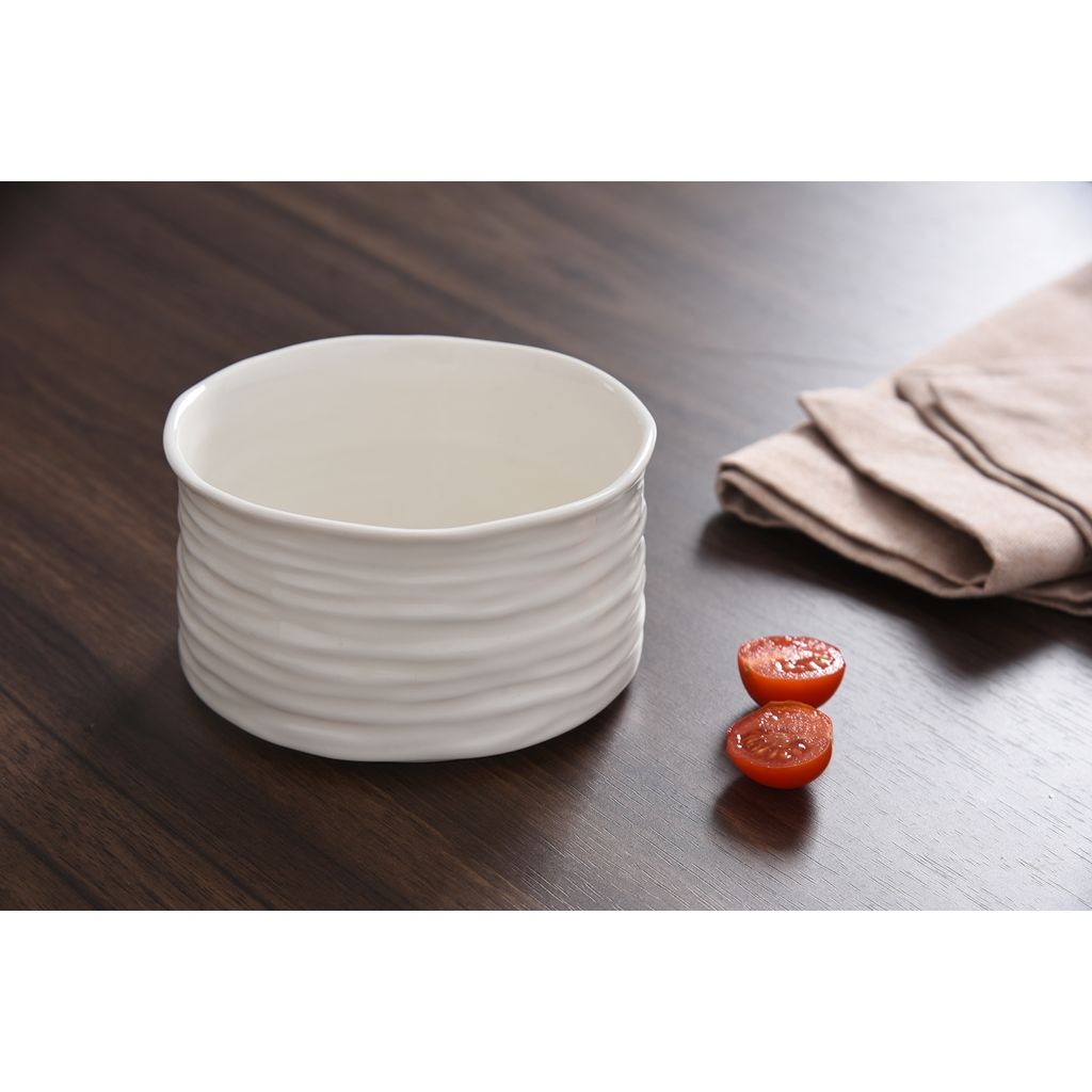 Le Blanc Porcelain Snack Bowl by Pampa Bay